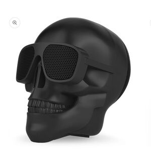 Black Skull Speaker, Black Wireless Speaker, Skull Bluetooth Speaker
